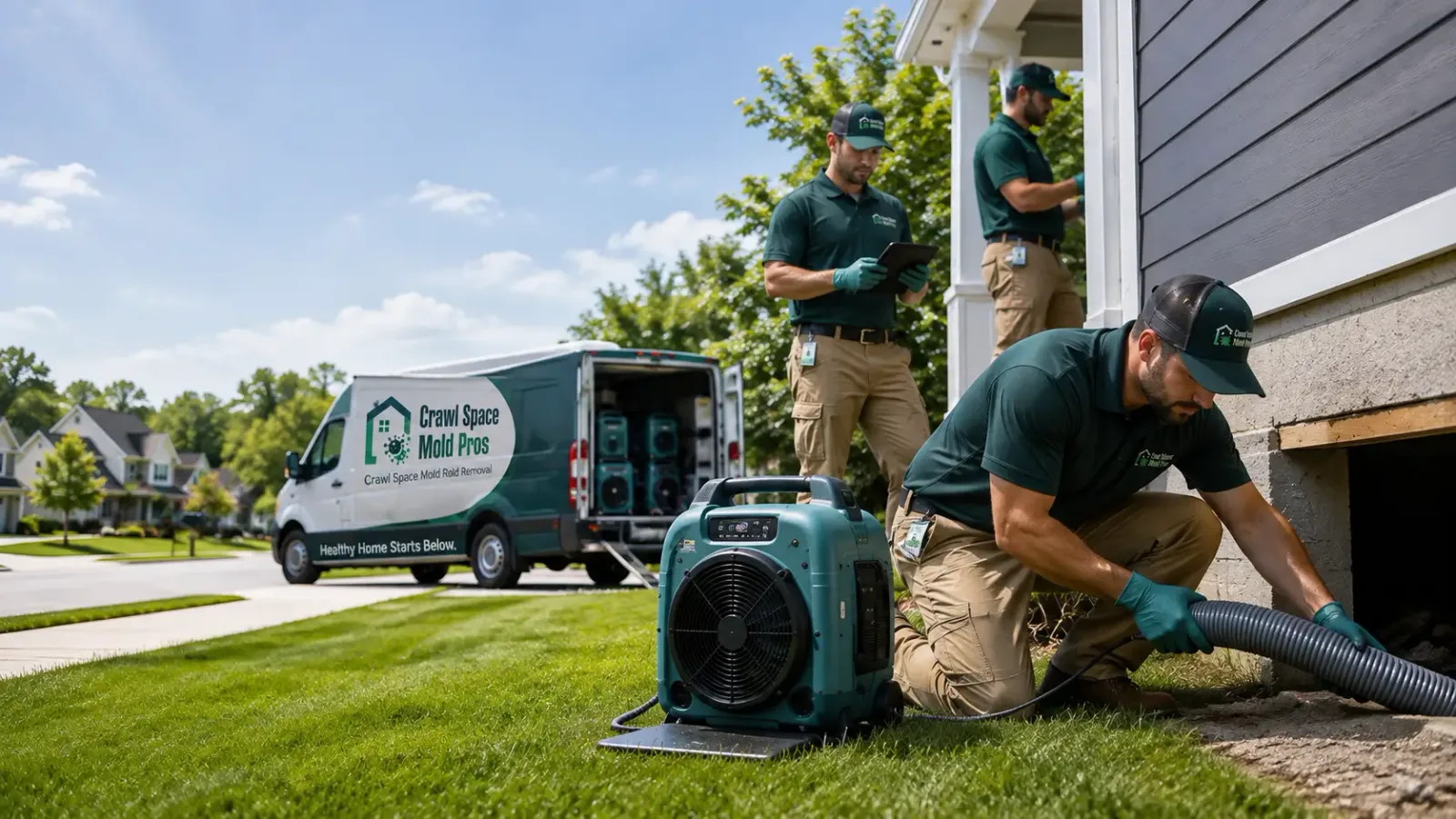 Crawl Space Mold Removal in Harveyville, KS